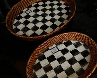 MACKENZIE CHILDS PLATTERS