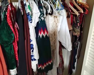 vintage clothing and fabric