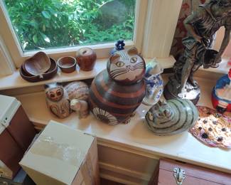 Lisa Larson Ceramic cat --more MCM items