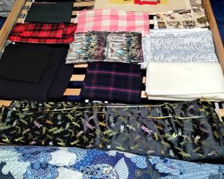 Vintage material & linens-