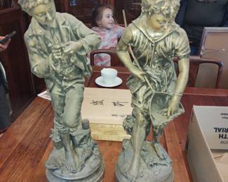 Antique Bronze statues 