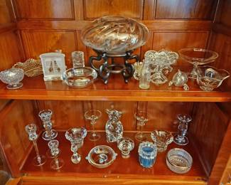 Vintage Steuben glass--plus more