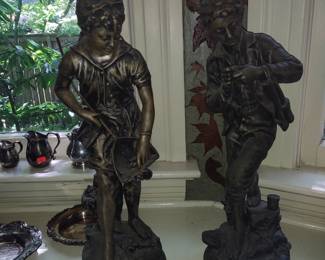 Antique Bronze sculptures 