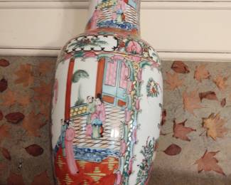 Large Asian pottery Vase