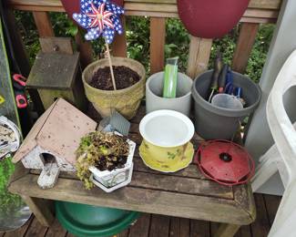 Outside garden supplies 