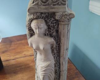 Antique figural wine bottle