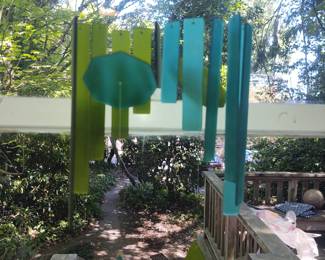 Hand made glass wind Chimes 