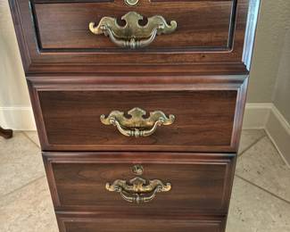 Wood file cabinet