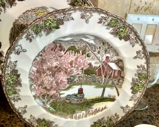 Johnson Brothers Friendly Village service for 8