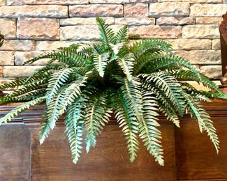 Assorted silk greenery