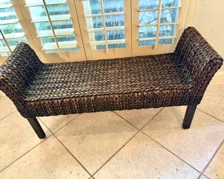 Woven bench