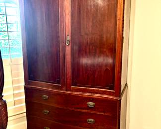 Vintage armoire with lots of storage