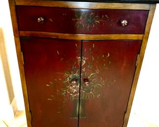 Lovely painted front small cabinet