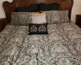 King Size Bed made from an Antique Bed 