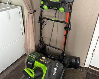 Green Works Snow Blower