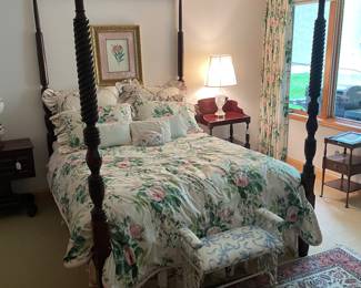 Antique 4 Poster Canopy Bed 