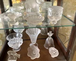 Lalique crystal figurines