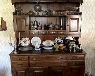 antique china cabinet / side board
