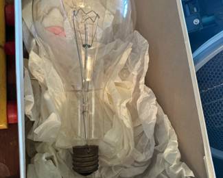 Extra large vintage lightbulb