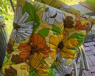 New old stock vintage patio chair cushions