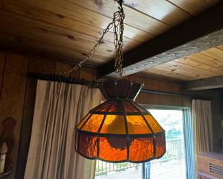 Vintage swag lamps