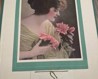 Antique new old stock advertisement calendar 