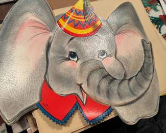 Vintage elephant placemats