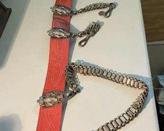 1858 Masonic Knight sword belt.