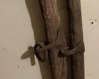 Wooden Single Tree Yoke Harnesses.