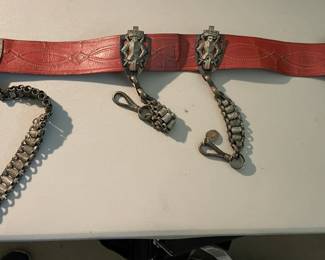 1858 Masonic Knight sword belt.