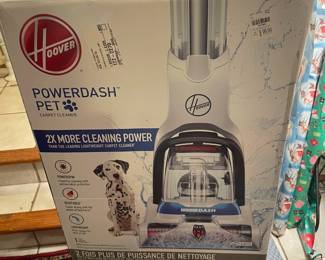 Hoover steam cleaner (new in box).