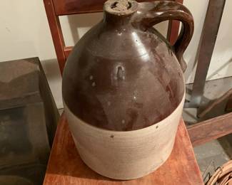 Vintage two-toned crock.