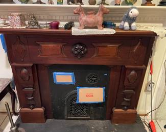 Vintage mantlepiece.