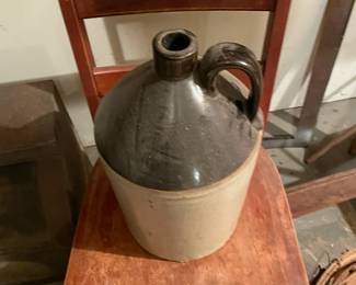 Vintage two-tone crock.