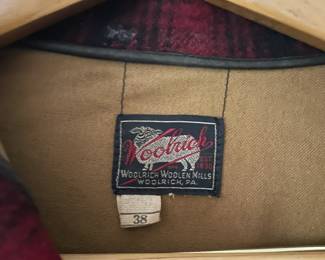 Woolrich plaid wool shirt.