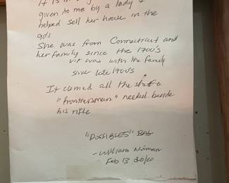 Antique "possibles" bag.