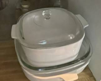 Larger casserole dishes.