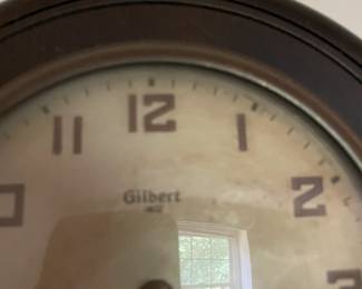 Gilbert wall clock.