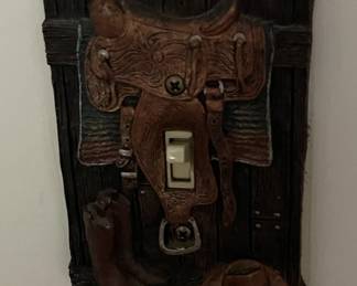 Western switchplate cover.