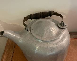 Vintage tea kettle.