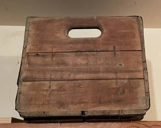 Vintage wooden crates.