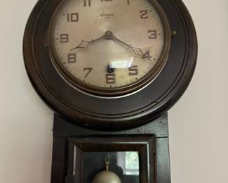 Gilbert wall clock.