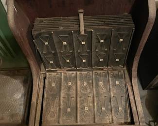 Antique cash register.