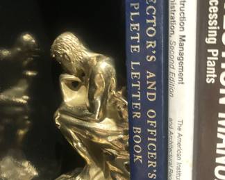 "The Thinker" bookend
