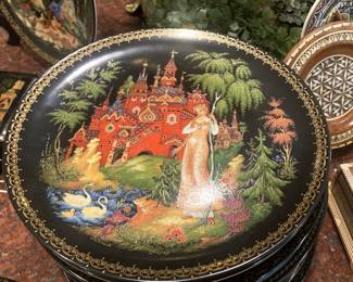 Dessert/salad plates from Russia