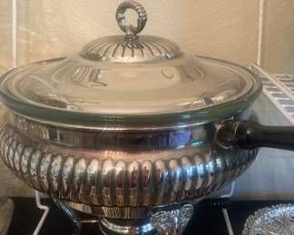 Silverplate chafing dish 