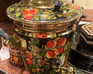 Colorful samovar
