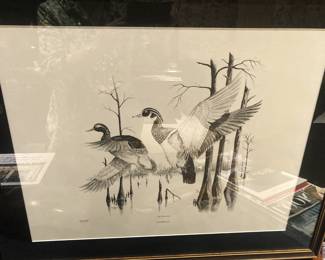 Pen and ink wildlife art