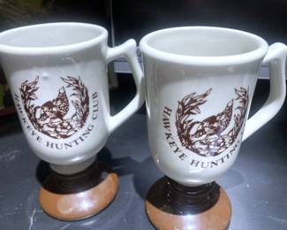 Hawkeye Hunting Club coffee mugs