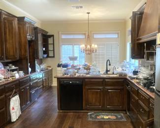 Huge kitchen filled with goodies